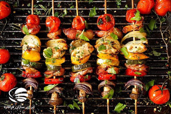 استفاده از سیخ چوبی برای آشپزی